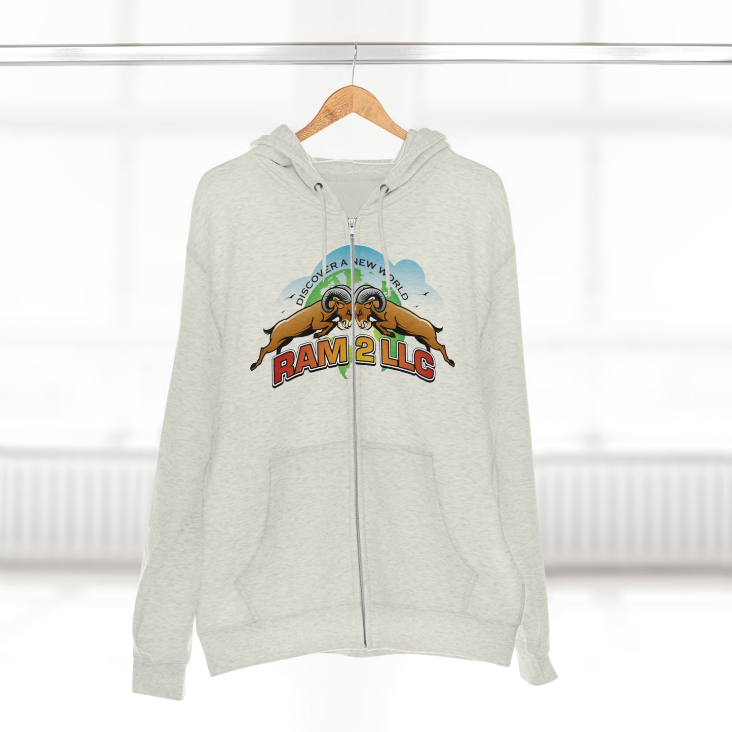 Ram2 LLC Unisex Premium Full Zip Hoodie