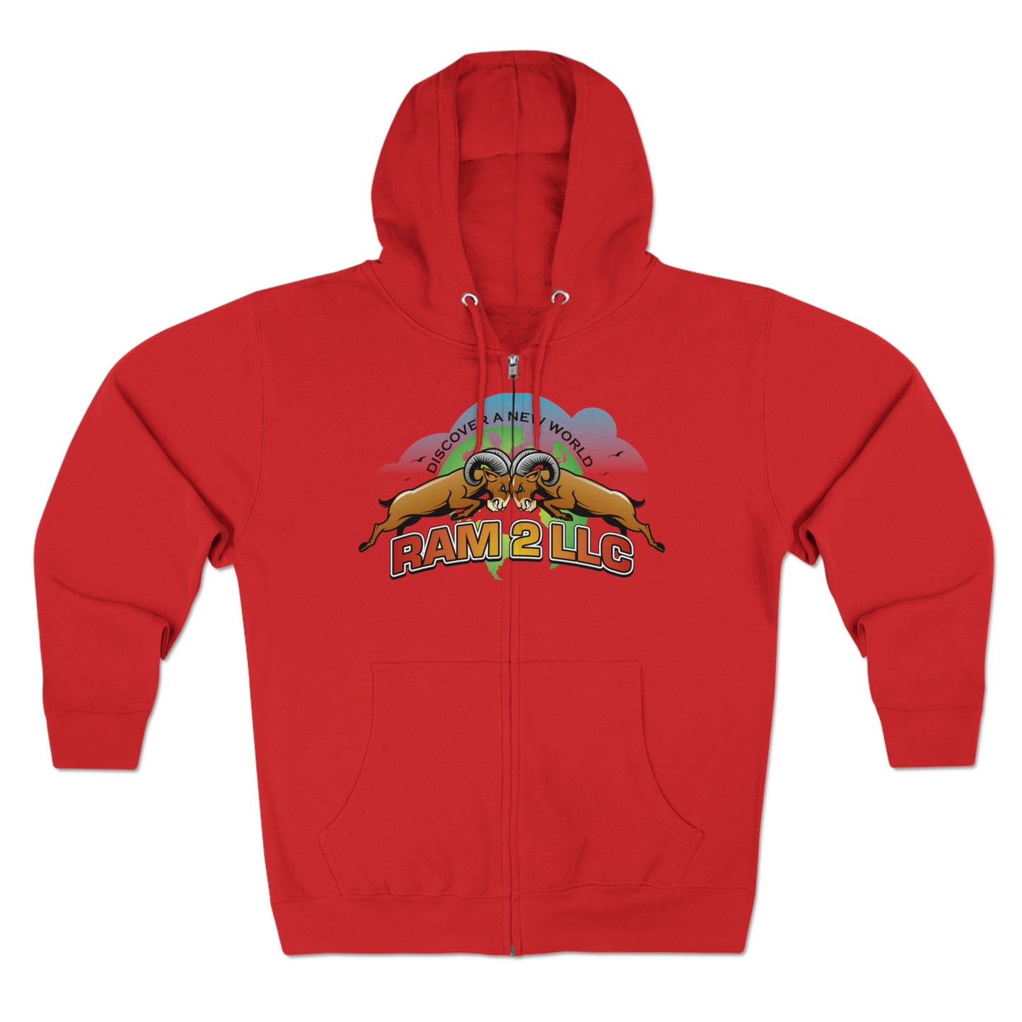 Ram2 LLC Unisex Premium Full Zip Hoodie