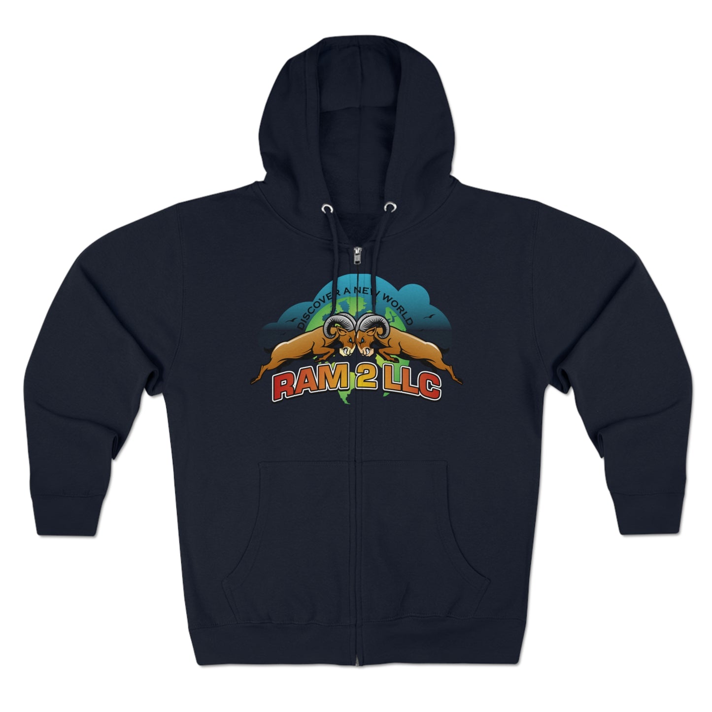 Ram2 LLC Unisex Premium Full Zip Hoodie