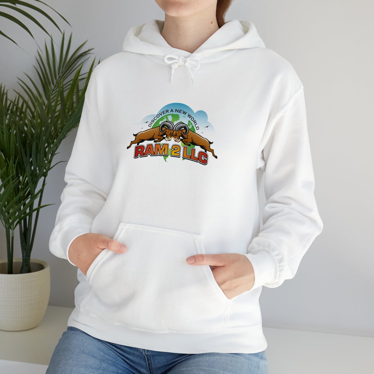 Unisex Heavy Blend™ Ram2 LLC Hooded Sweatshirt