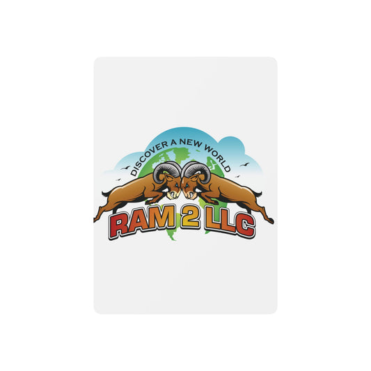 Poker Playing Cards — RAM 2 LLC Logo Deck (Ace of Spades Design)