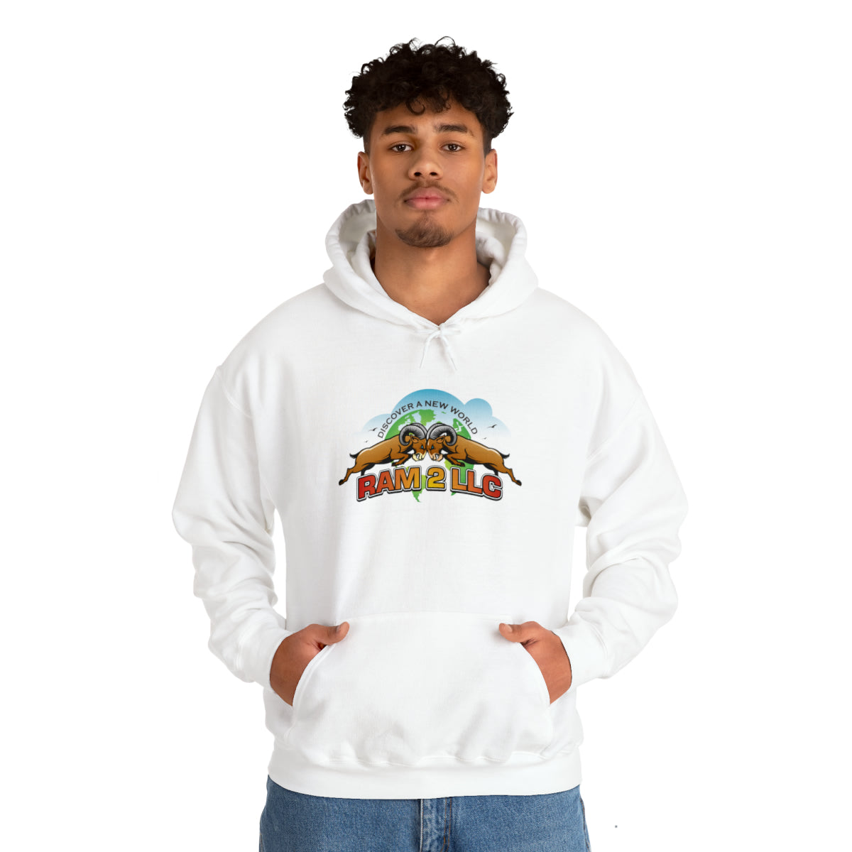 Unisex Heavy Blend™ Ram2 LLC Hooded Sweatshirt